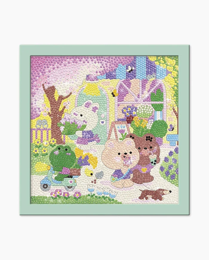 Joc creativ Diamond Painting Strass Cosy O zi minunata 4500 strasuri [2]