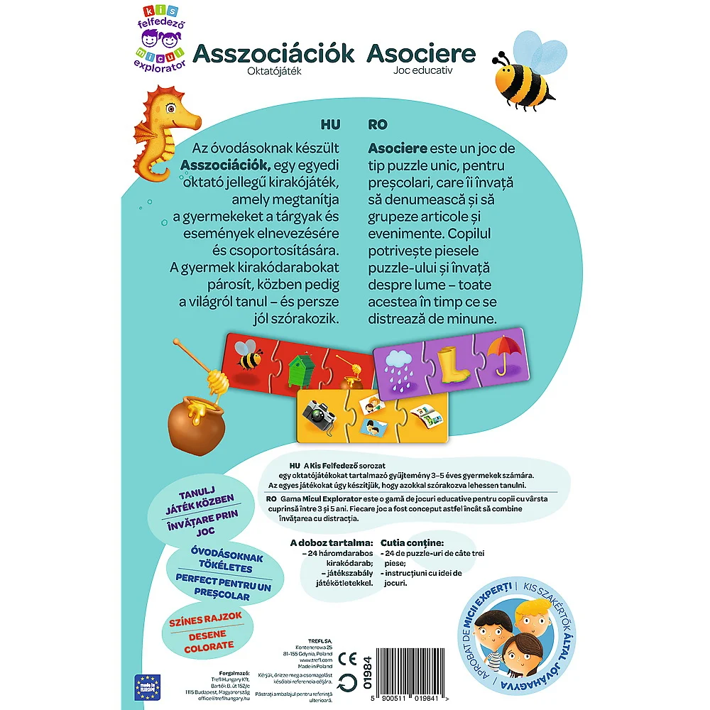 Joc educativ Asociere Micul Explorator Trefl roman - maghiar [2]