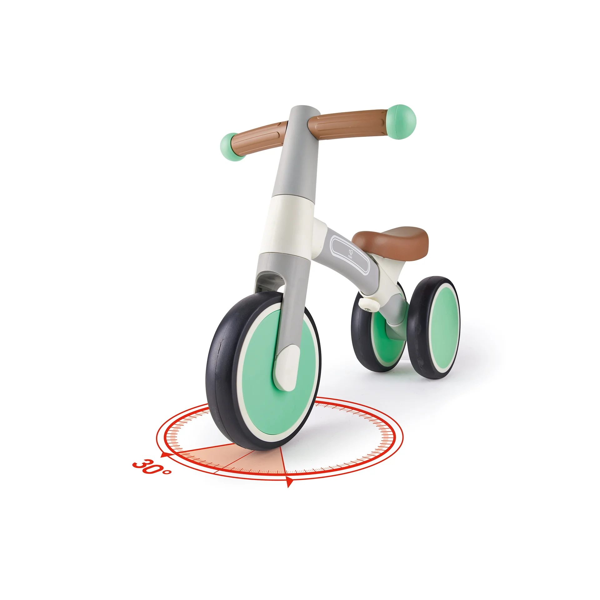 Prima bicicleta de echilibru Hape verde deschis 58 x 29.5 x 40 cm [2]