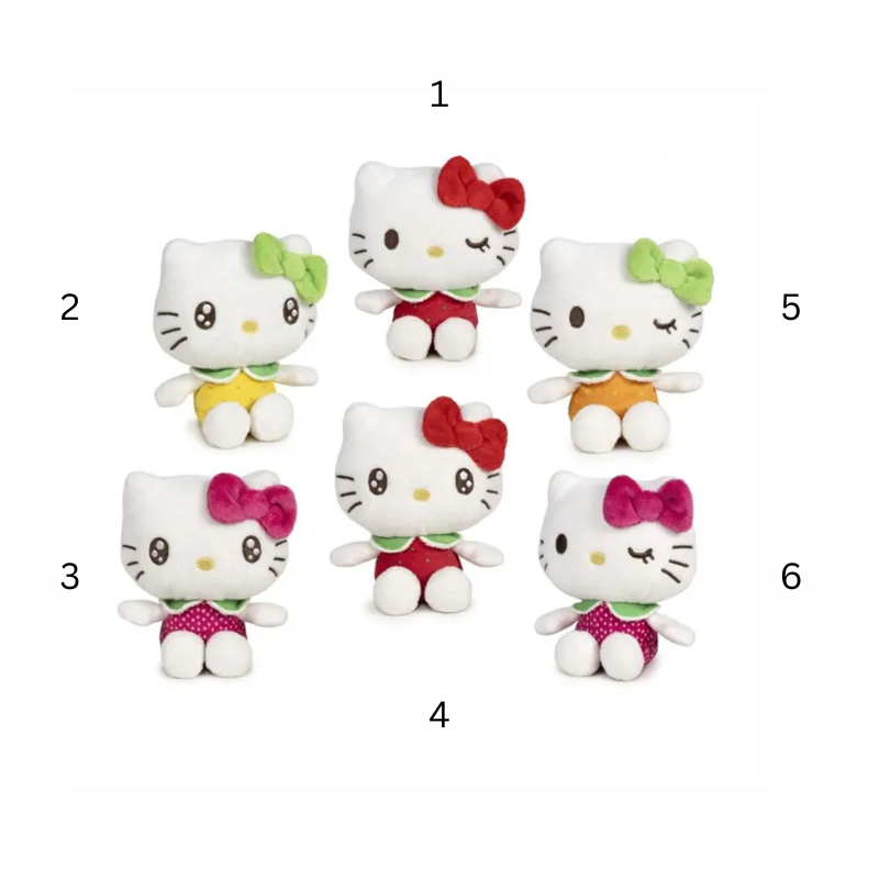 Jucarie de plus parfumata Hello Kitty 12 cm modele diferite [3]