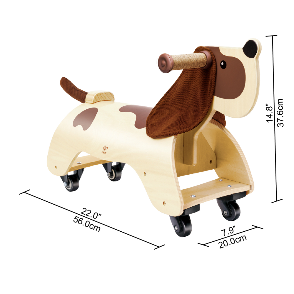 Jucarie din lemn Hape Catel de calarit si deplasat 56 x 20 x 37.6 cm [2]