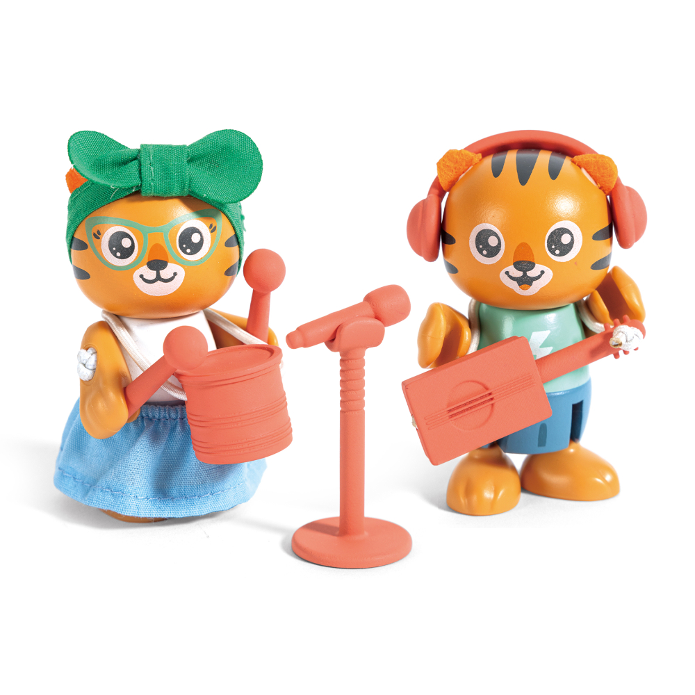Jucarie din lemn Milo & Melody 11 piese [2]