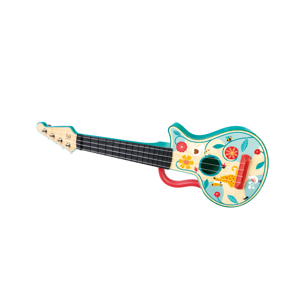 Jucarie din lemn Set de ukulele 4 in 1 pentru copii 50 x 36 cm [3]
