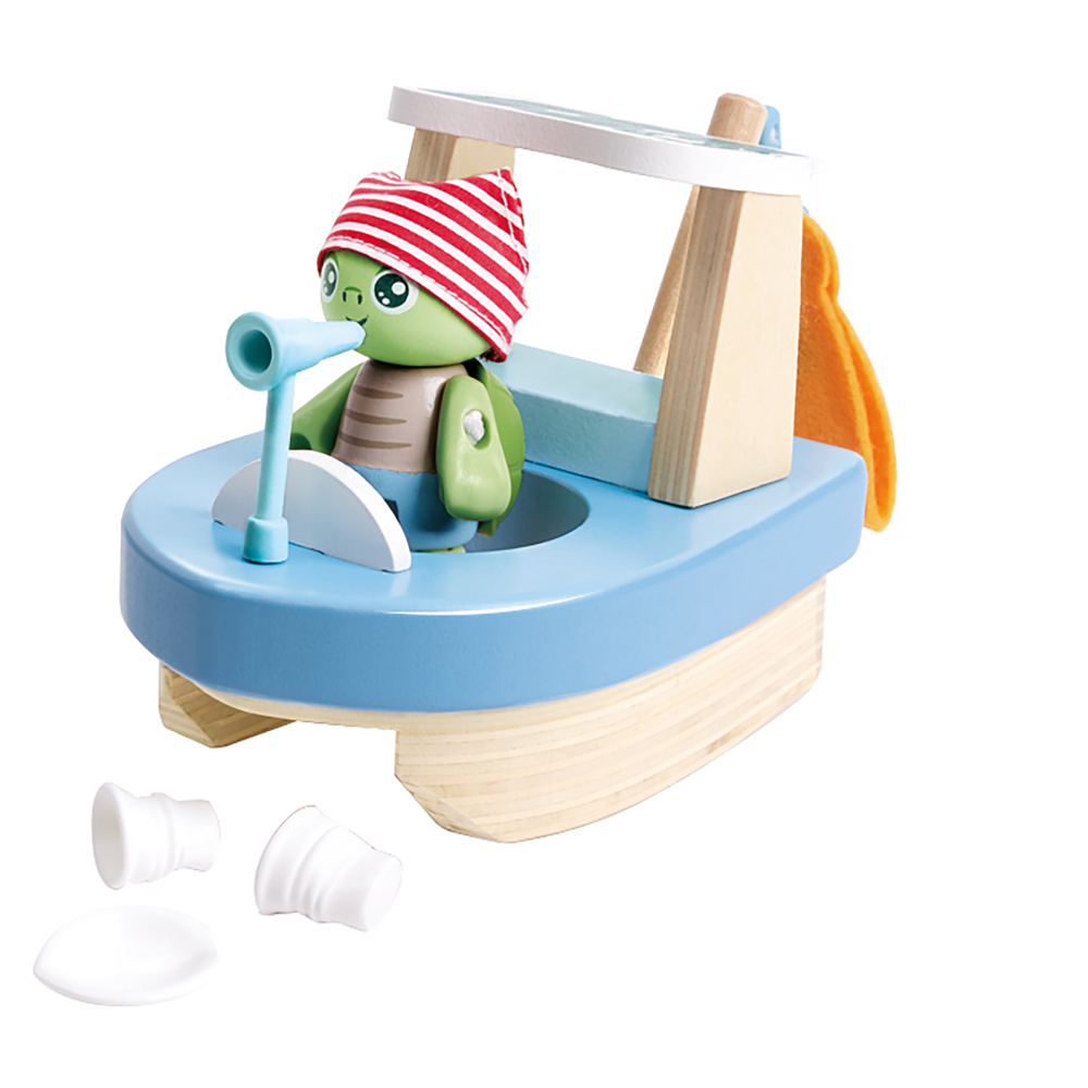 Jucarie din lemn Hape Green Planet Explorers Set salvarea oceanelor 48 piese [5]
