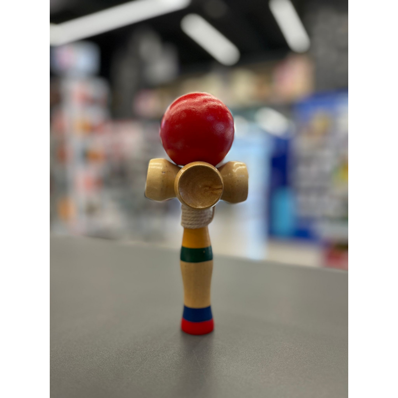 Jucarie Kendama din lemn 18x7 cm multicolor [2]