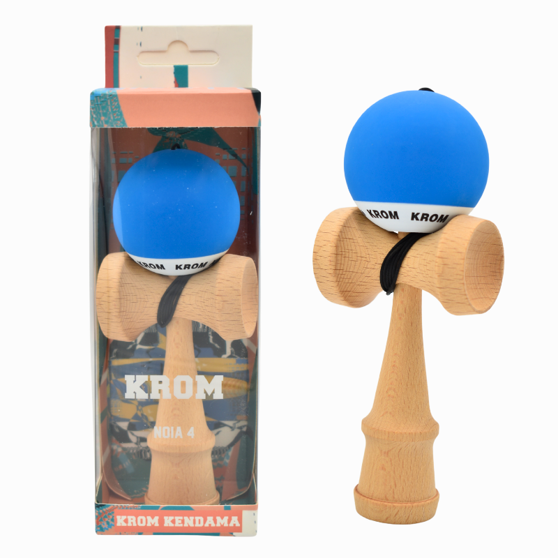 Jucarie lemn Kendama Krom cauciucata diverse culori [5]