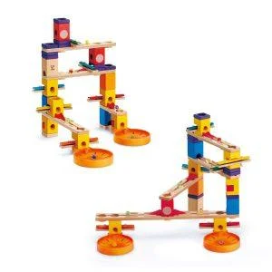 Jucarie din lemn Hape Quadrilla Circuit cu bile Muzica in miscare 97 piese [3]