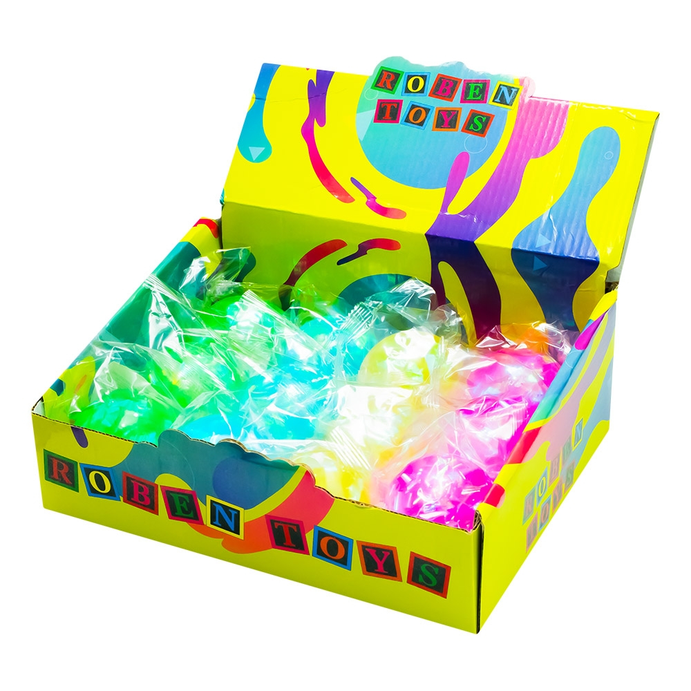 Jucarie squeeze Minge jelly glitter 5.5 cm [3]