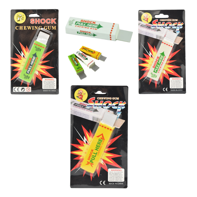Guma de mestecat tip farsa cu efect de soc Shock Pull Here [2]