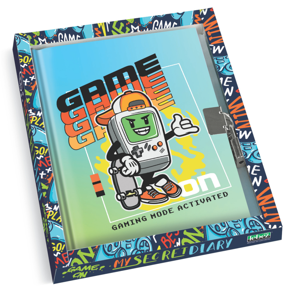 Jurnal Gaming cu cutie cadou 80 pagini 13 x18 cm modele diferite [3]