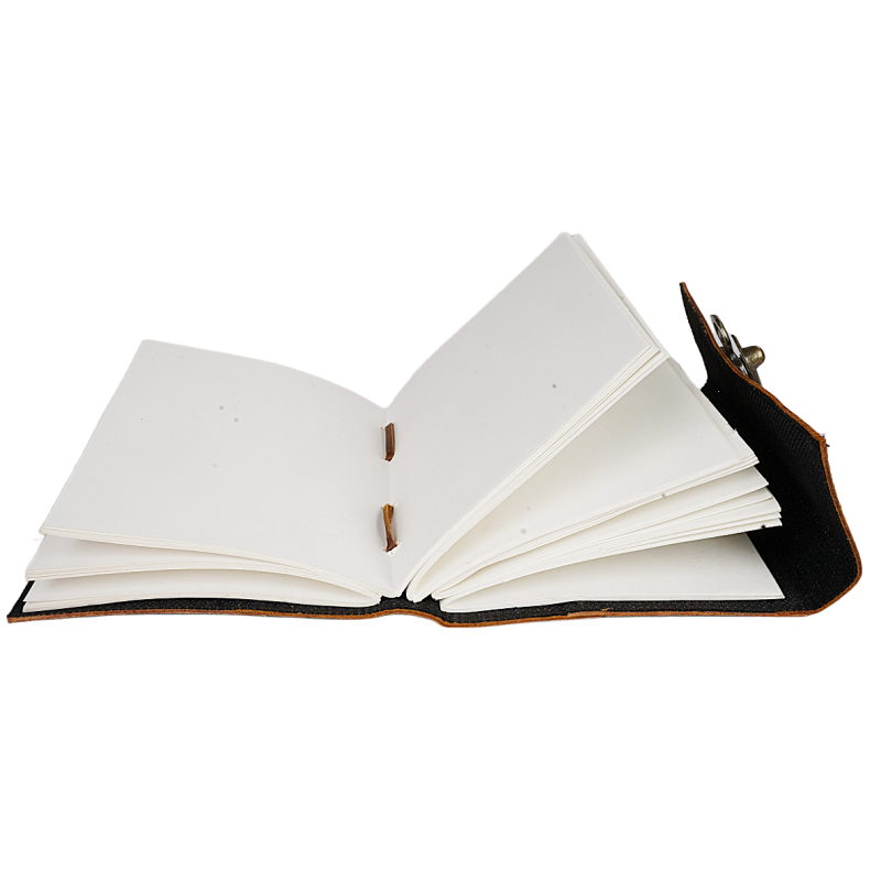 Jurnal Vintage coperta piele naturala 17.5x12.5 cm Krashell [2]