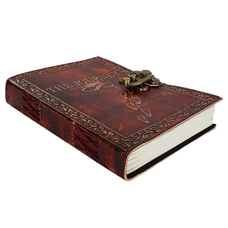 Jurnal Vintage The Journey Krashell coperta piele naturala 17.5 x 12.5 cm [2]