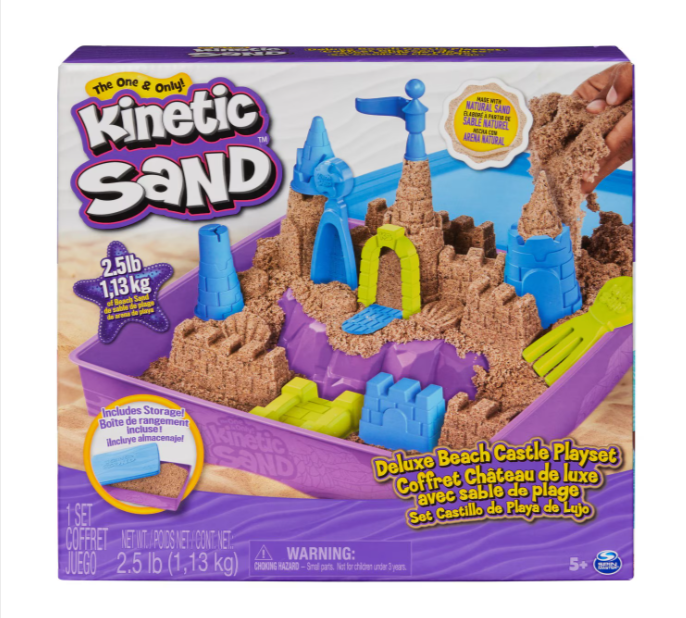 Set de joaca Kinetic Sand Deluxe Beach Castle Playset 1.13 kg [3]