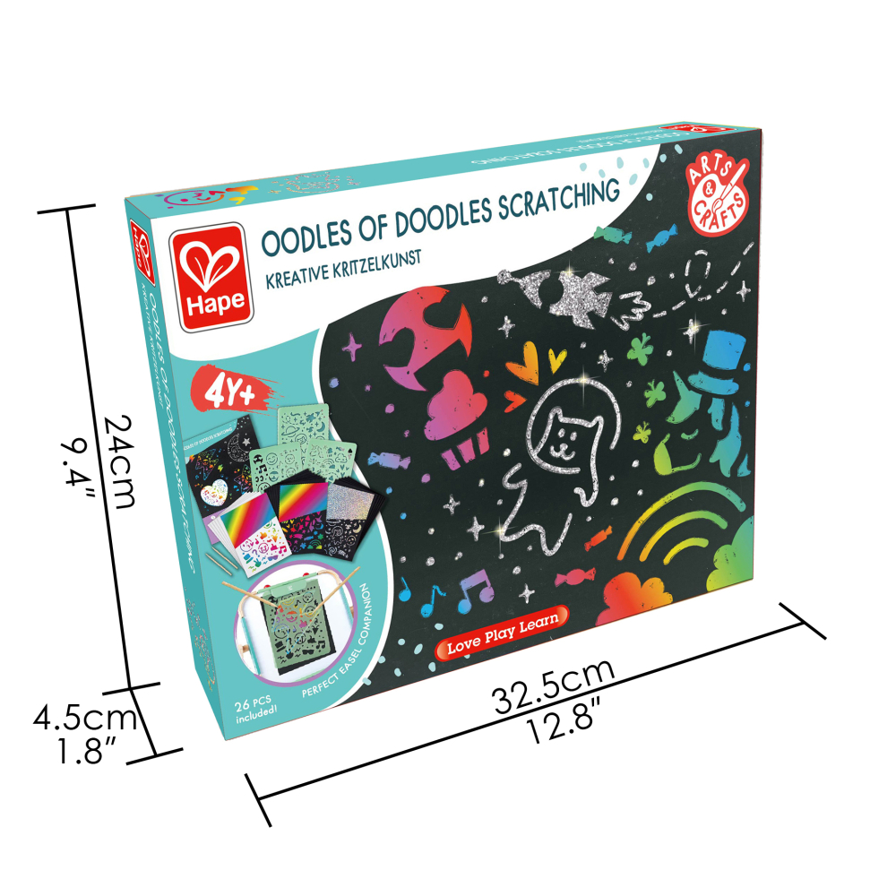 Kit de creat tablouri prin razuire pentru copii 26 piese [5]