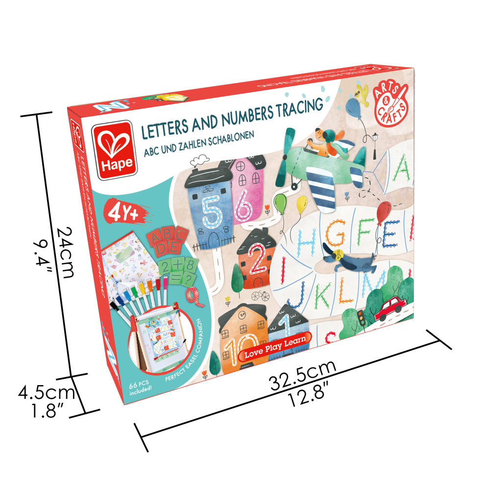 Kit de invatare copii cu litere si numere 66 piese [5]