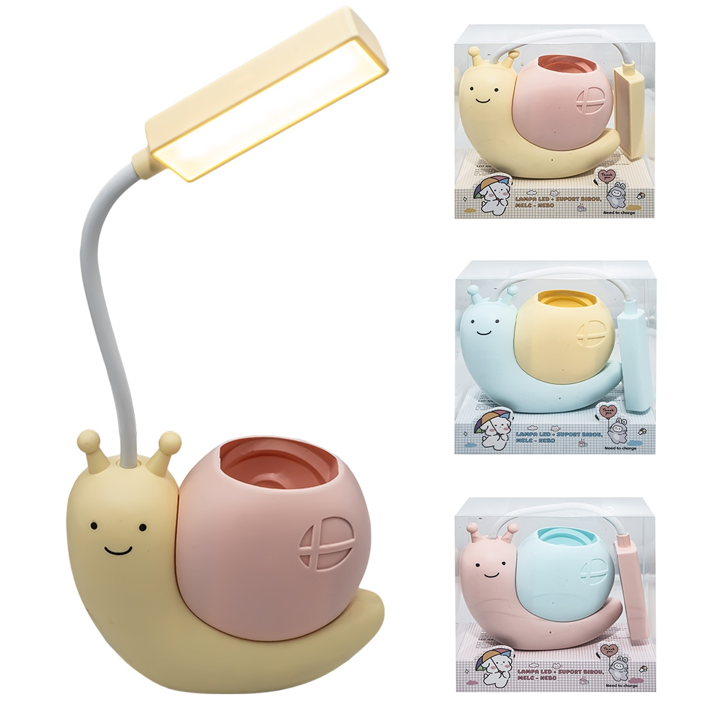 Lampa led cu suport birou in forma de melc Nebo [1]