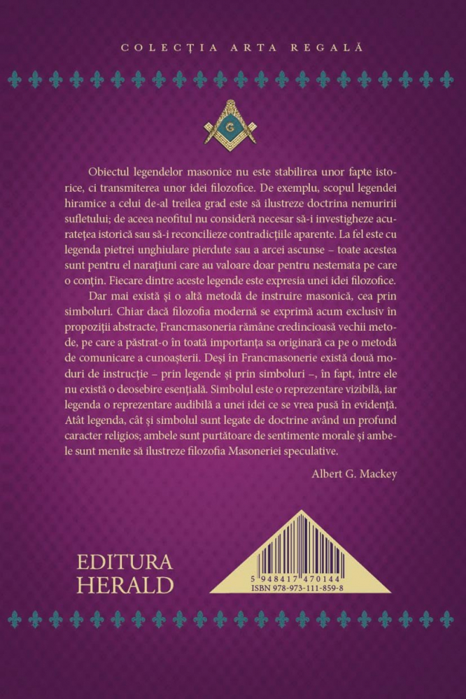 Legendele, miturile si simbolurile Francmasoneriei - Albert G. Mackey [3]