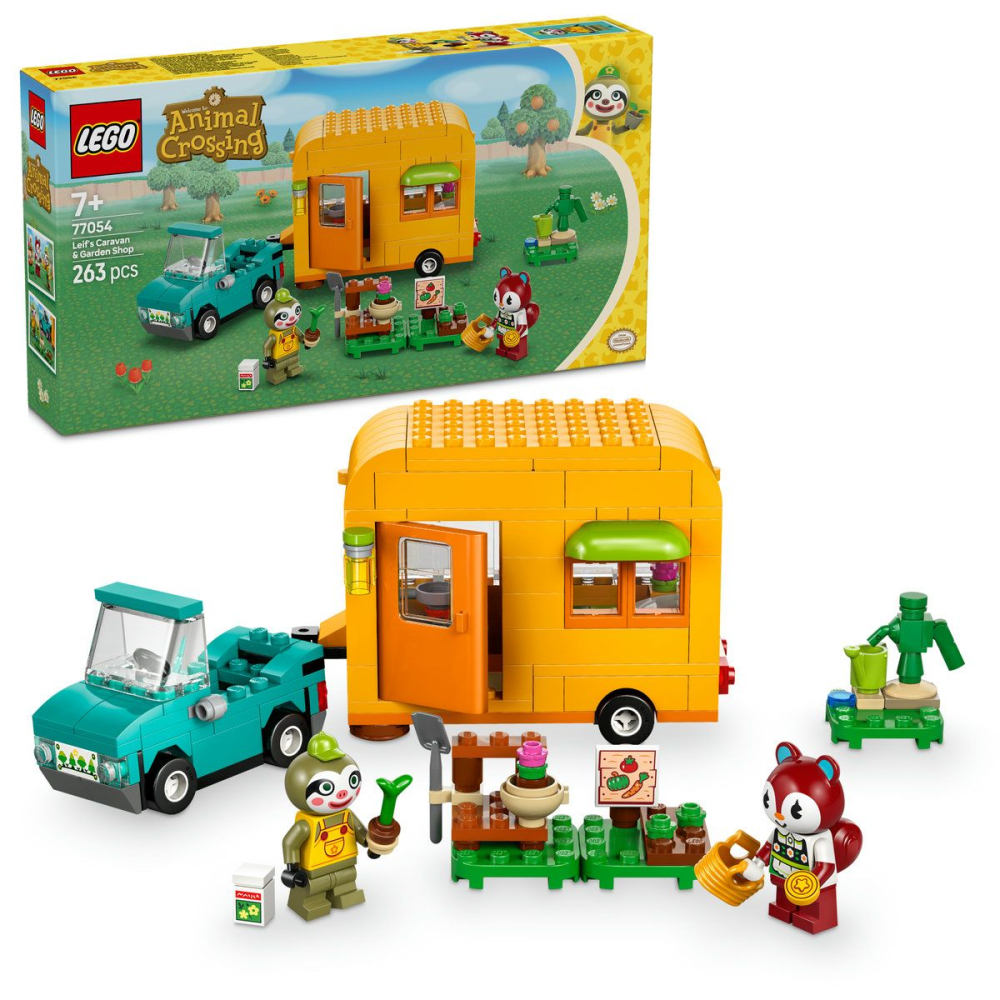 LEGO ANIMAL CROSSING CARAVANA SI MAGAZINUL DE GRADINARIT AL LUI LEIF 77054 [6]