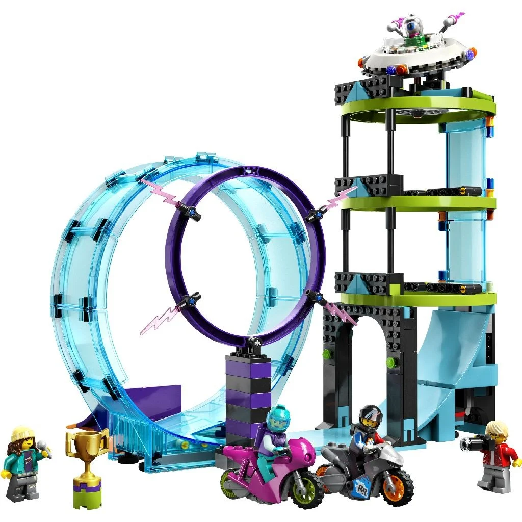 LEGO City Provocarea suprema de cascadorii pe motocicleta 385 piese [2]