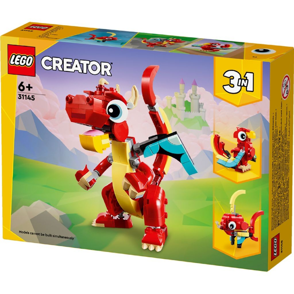 LEGO CREATOR 3IN1 DRAGON ROSU 31145 [5]
