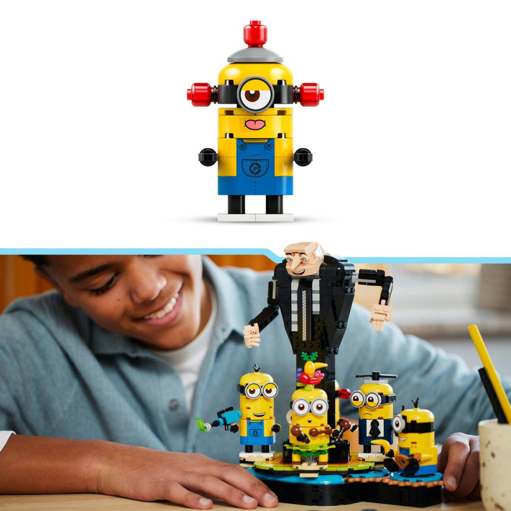 LEGO DESPICABLE ME4 GRU SI MINIONII DIN CARAMIZI 75582 [6]