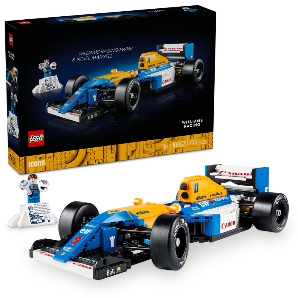 LEGO ICONS WILLIAMS RACING FW14B SI NIGEL MANSELL 10353 [9]