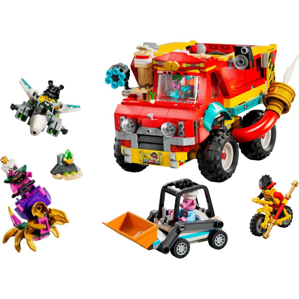 LEGO MONKIE KID CAMIONUL ELECTRIC AL ECHIPEI LUI MONKIE KID 80055 [3]