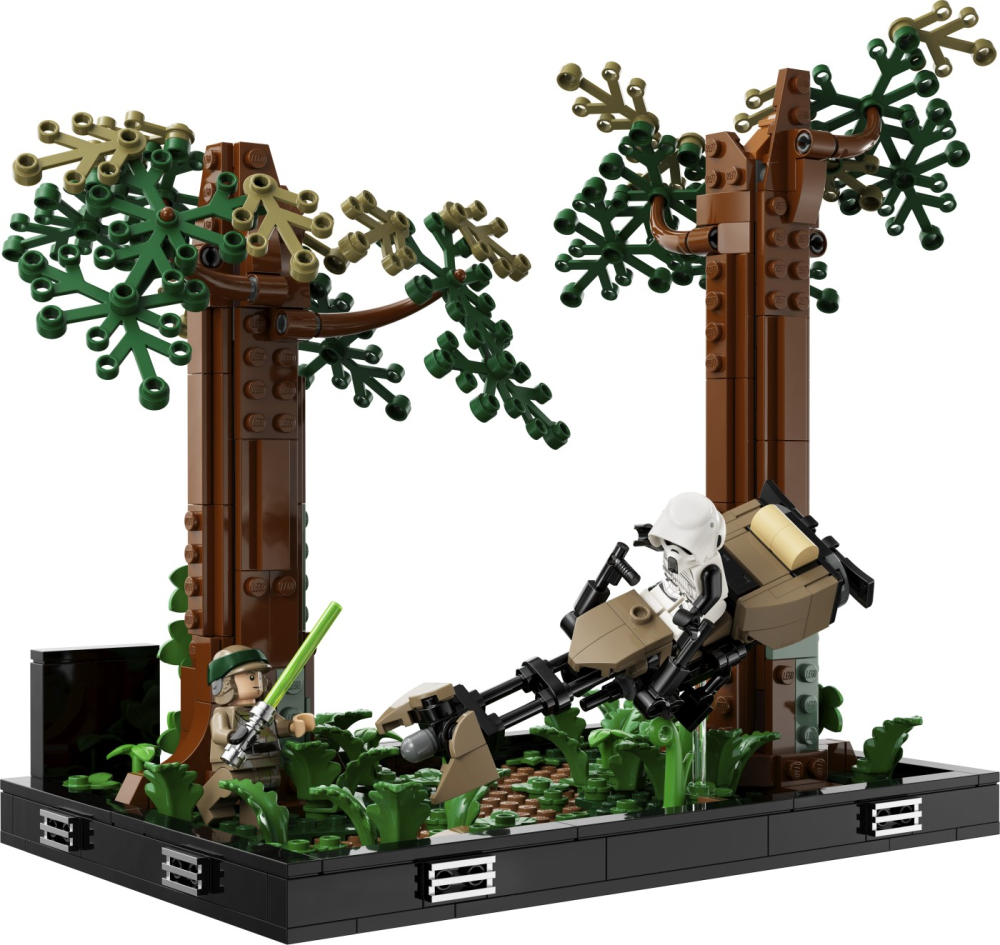 LEGO STAR WARS DIORAMA DE URMARIRE CU SPEEDERUL PE ENDOR 75353 [2]