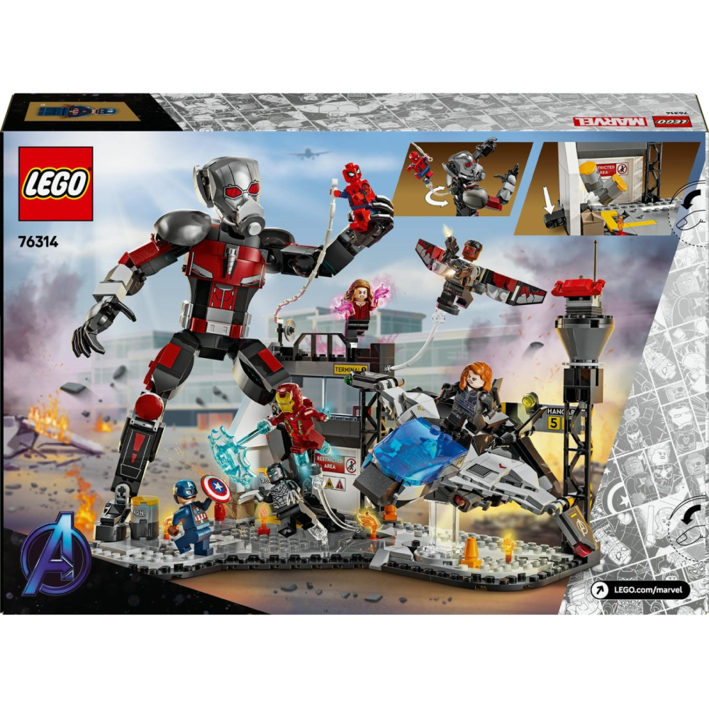 LEGO SUPER HEROES BATALIA DIN CAPTAIN AMERICA: CIVIL WAR 76314 [1]
