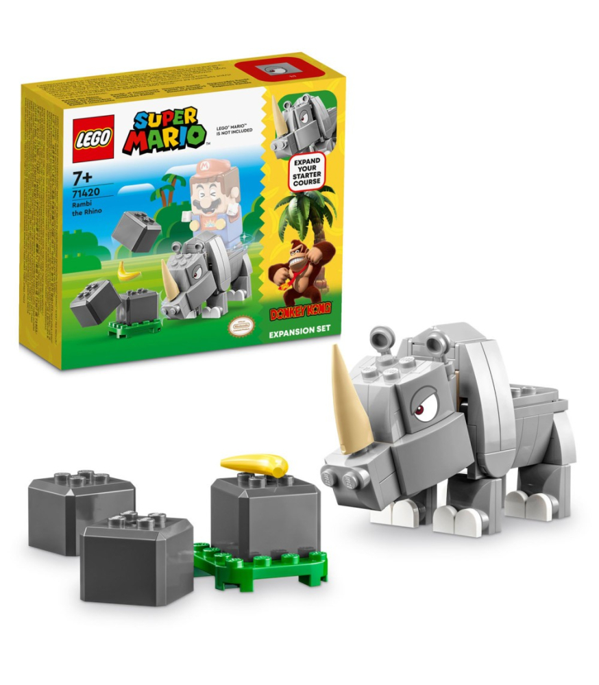 LEGO SUPER MARIO SET DE EXTINDERE RINOCERUL RAMBI 71420 [1]