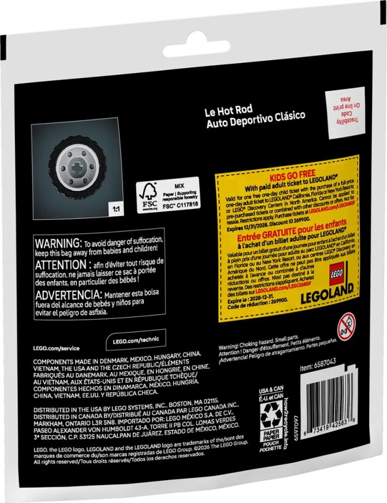 LEGO TECHNIC MASINA HOT ROD 30735 [3]