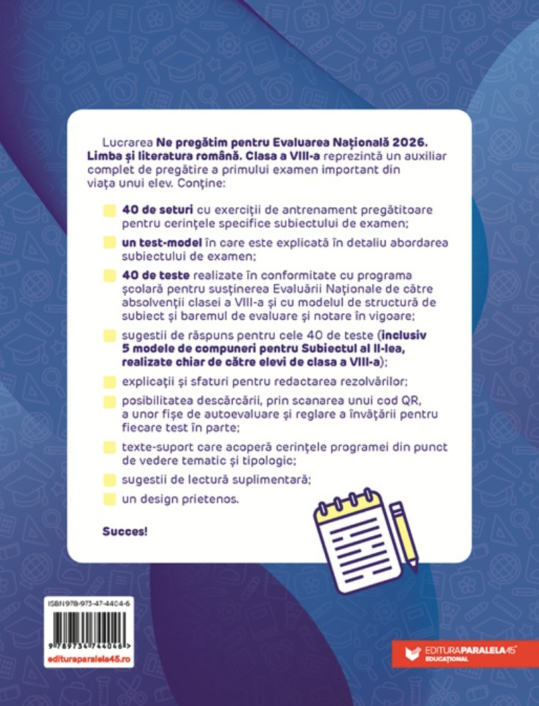 Limba si literatura romana. Evaluarea Nationala 2026 - Camelia Sapoiu, Mihaela Dobos, Cristina Cergan, Diana Iacob, Natalia Leu, Daniela Martinas, Mihaela Nicolae, Bogdan Ratiu, Mara Trofin, Anca Vlai [2]