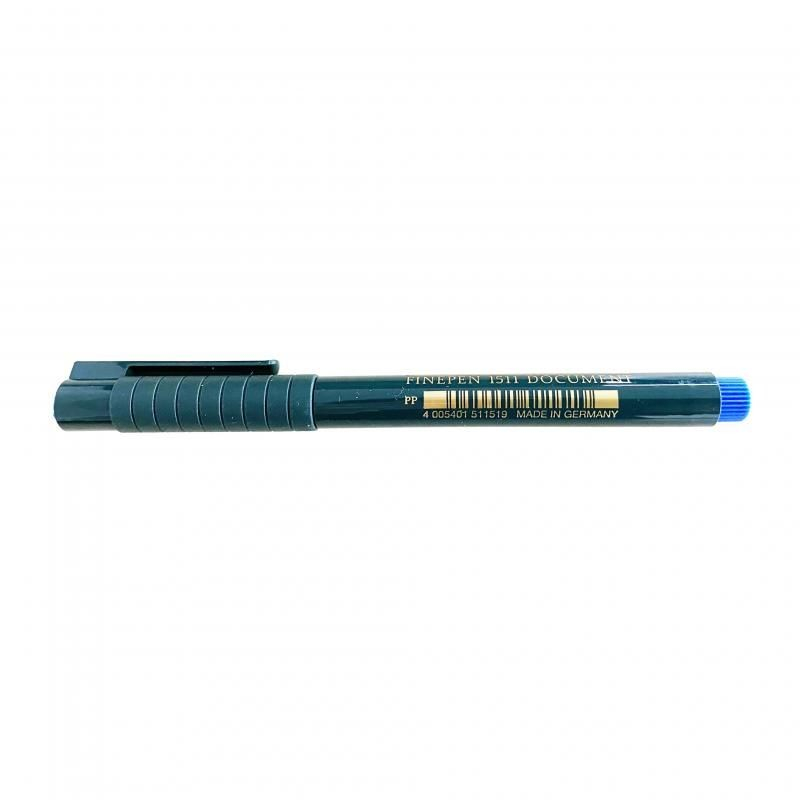 Liner Finepen 1511 Faber-Castell albastru 0.4 mm [2]