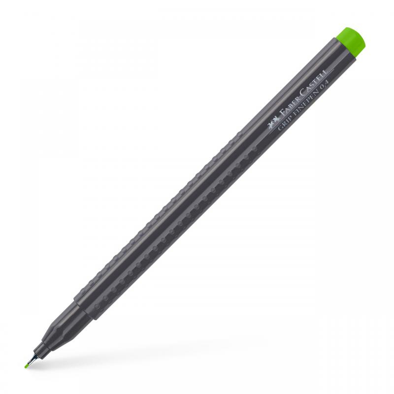 Liner 0.4 mm verde iarba grip Faber-Castell [1]