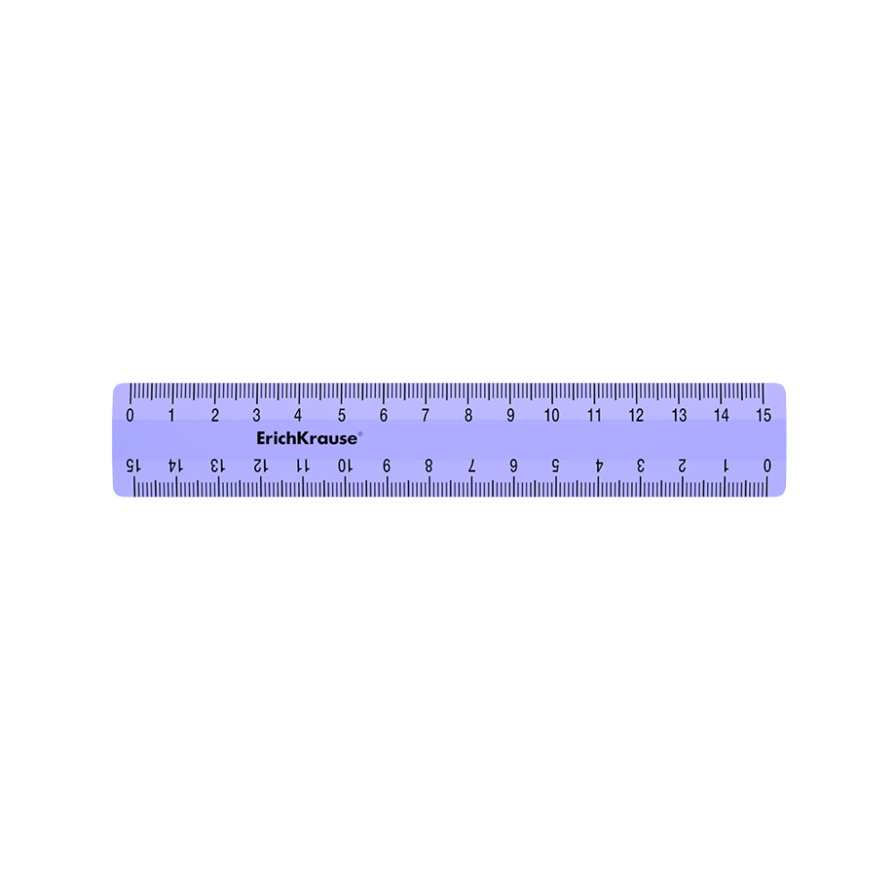 Liniar plastic ErichKrause Pastel 15 cm violet [2]