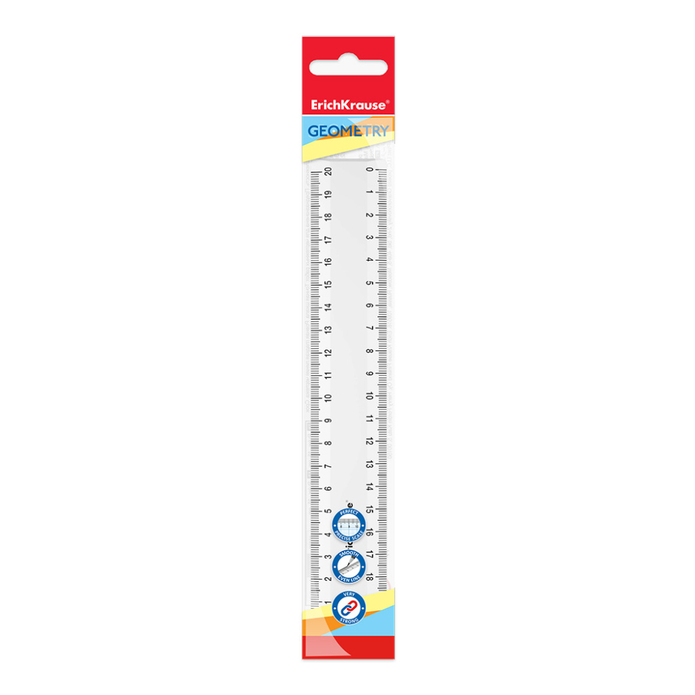 Liniar plastic ErichKrause Classic 20 cm transparent [3]