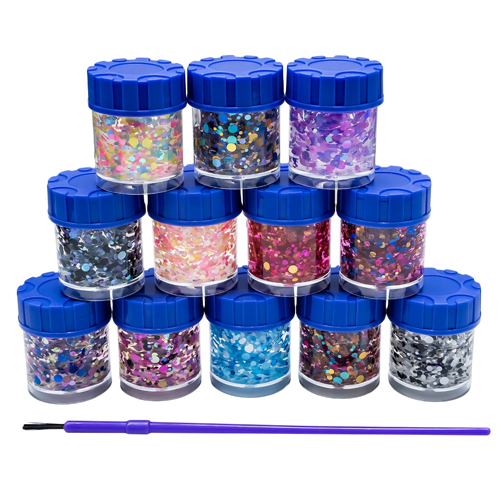 Lipici glitter 15g 12 buc /set Nebo [3]