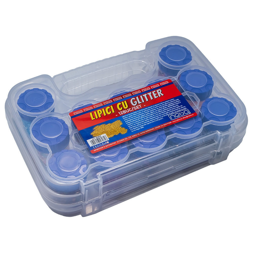 Lipici glitter 15g 12 buc /set Nebo [4]