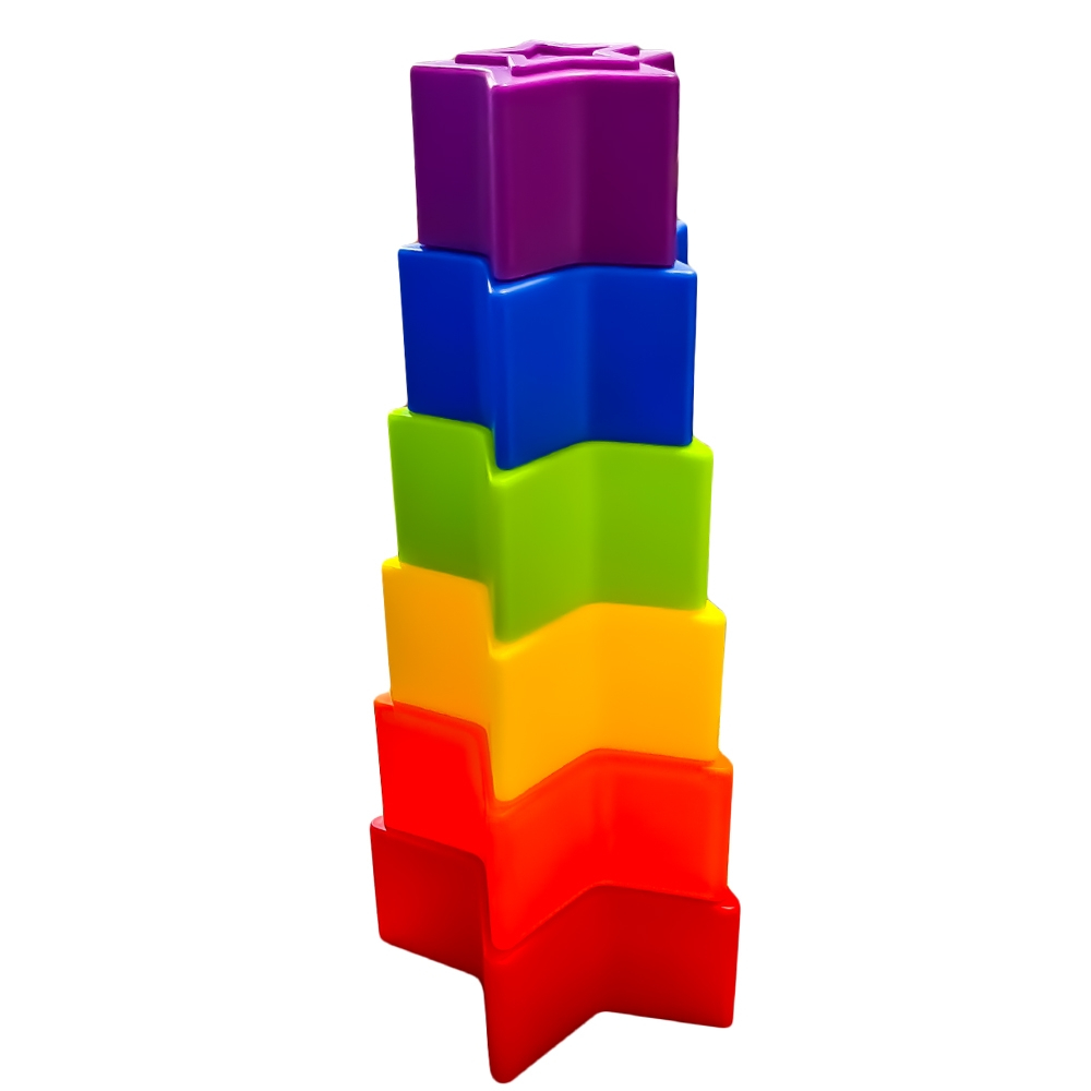 Little Stars joc piramida cu cercuri Toi-Toys [3]