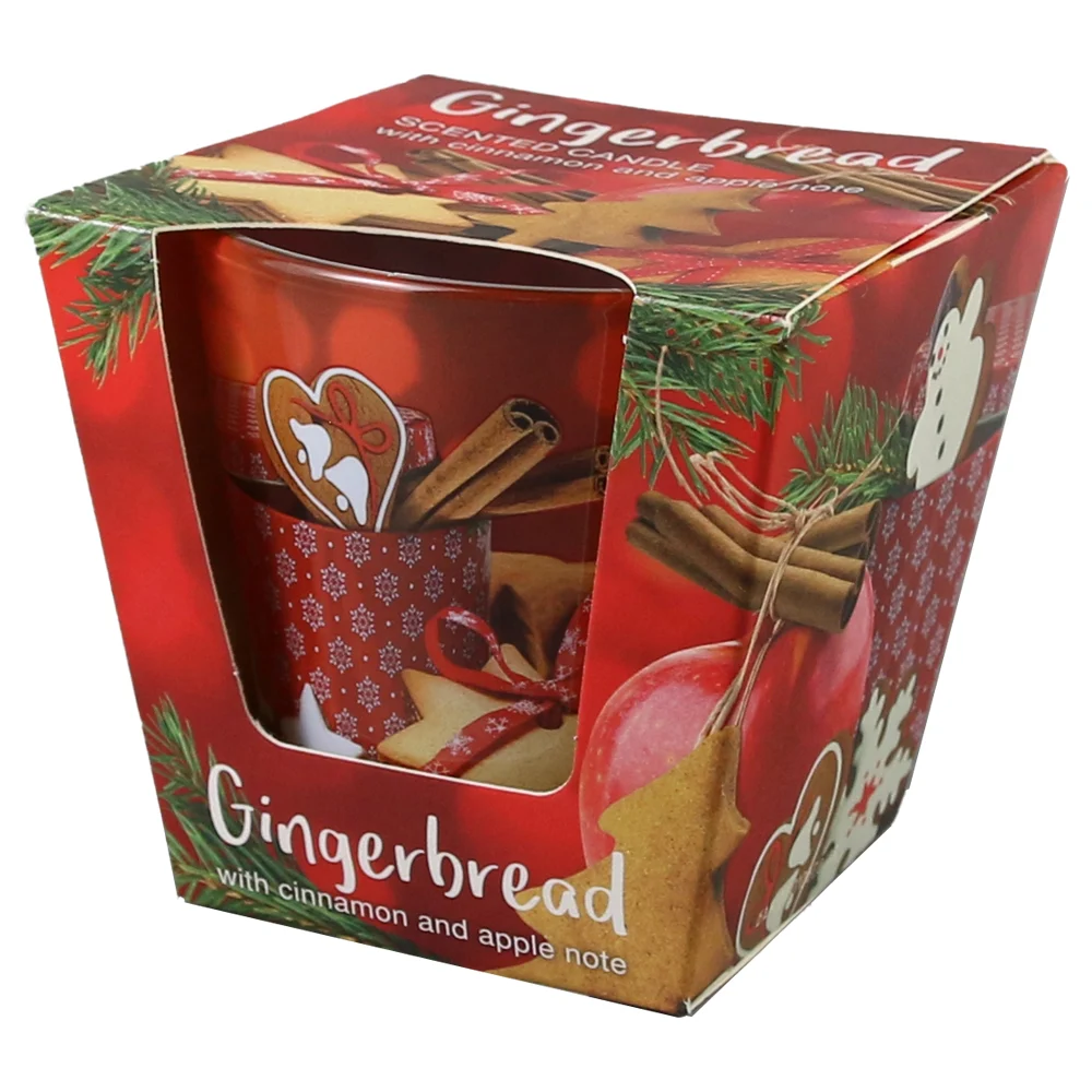 Lumanare de Craciun parfumata in pahar 115gr Gingerbread [2]