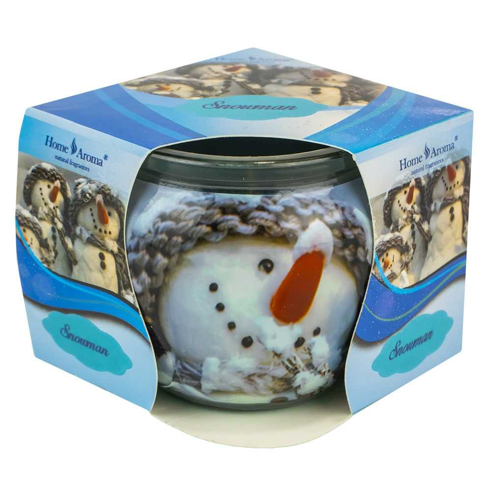 Lumanare parfumata in pahar 205g Snowman [1]