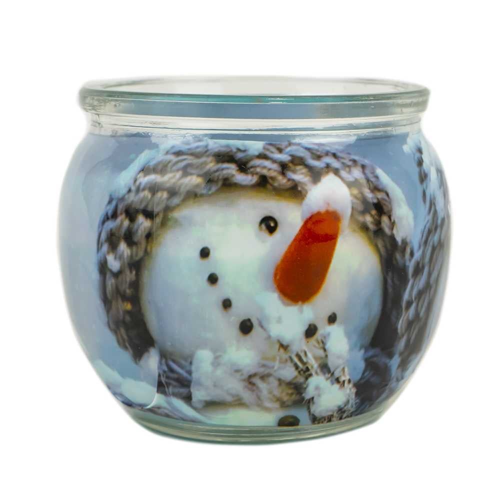 Lumanare parfumata in pahar 205g Snowman [2]