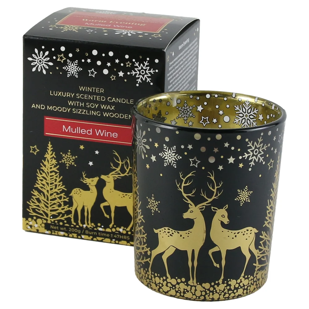 Lumanare de Craciun parfumata in pahar 200gr Warm Evening [2]