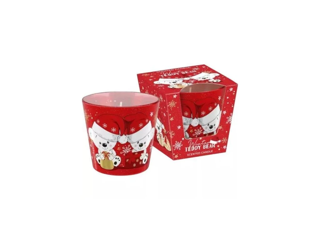 Lumanare parfumata in pahar 115gr Winter Teddy Bear [2]