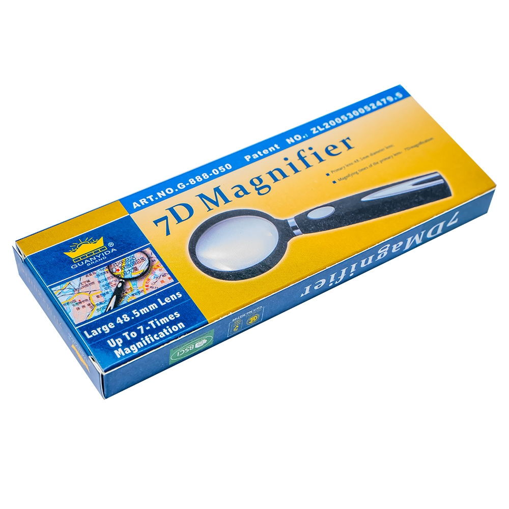 Lupa 50 mm maner ergonomic negru lentila clara [3]