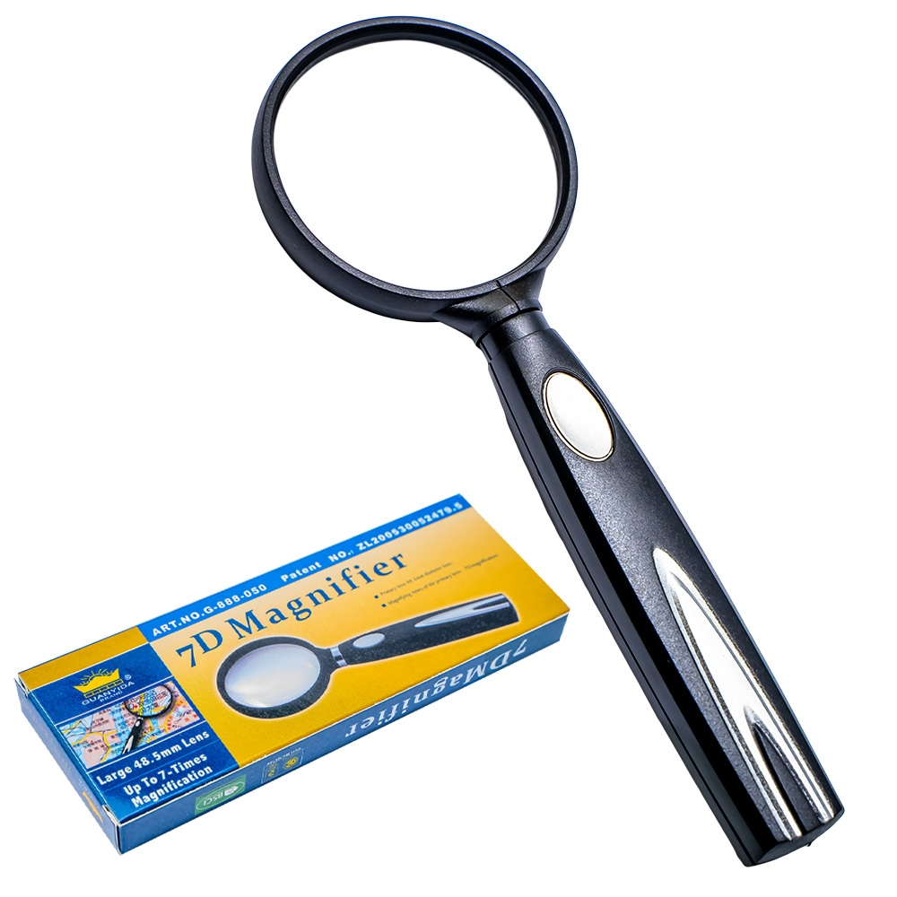 Lupa 50 mm maner ergonomic negru lentila clara [1]