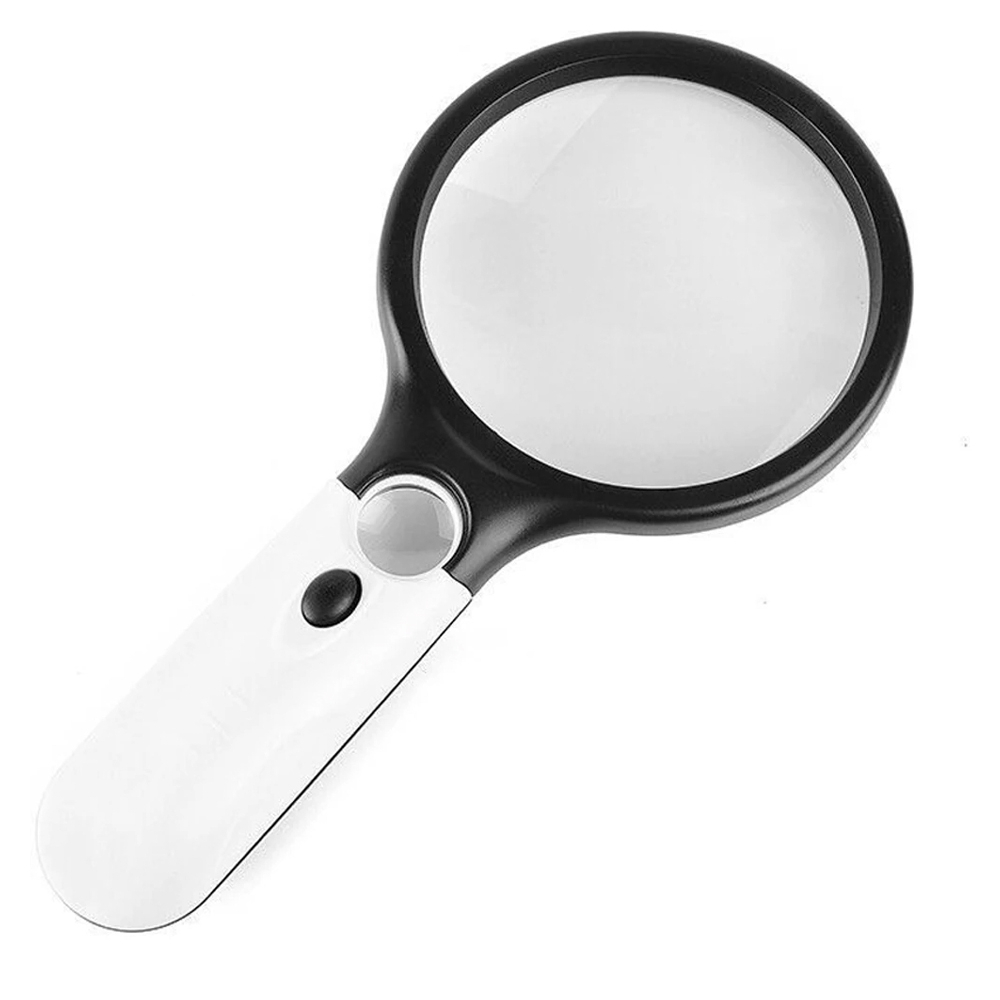Lupa 75 mm cu LED si baterii [2]