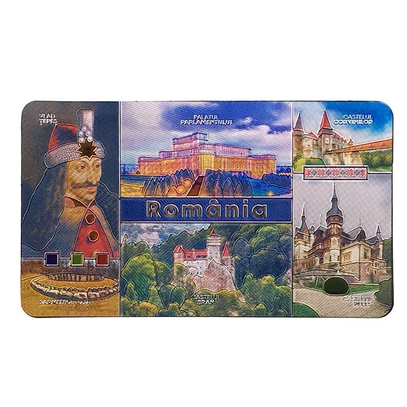 Magnet Romania 12x7 cm modele diferite [3]