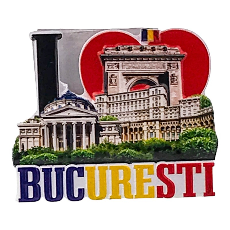 Magnet din rasina 7x6 cm Bucuresti [1]