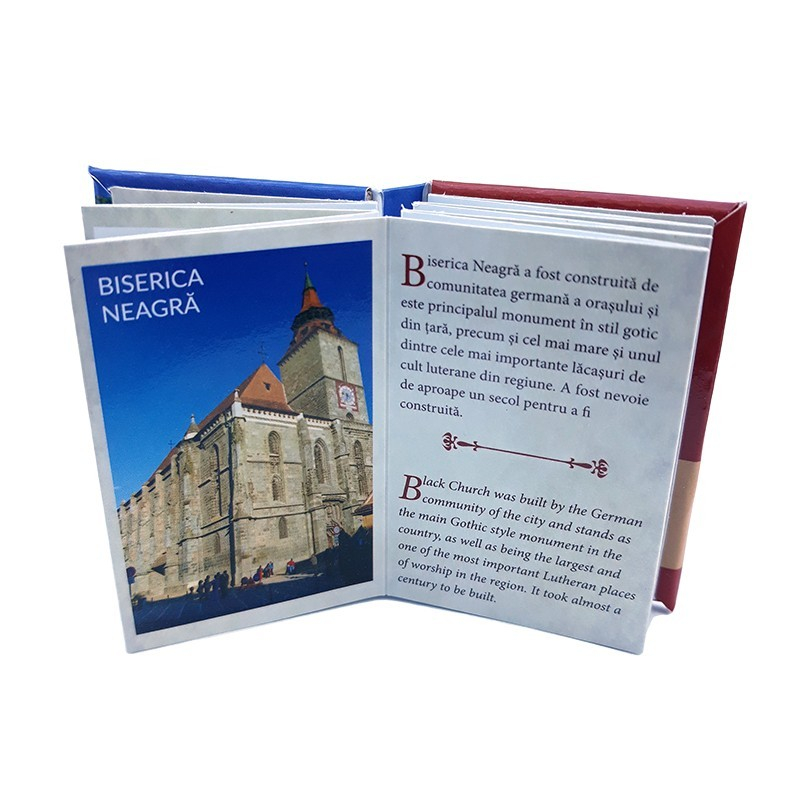 Magnet hartie plastifiata carte Brasov bilingv 4x6 cm [6]